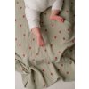 STUDIO NOOS - SWADDLE ZAVINOVAČKA Print Medium | Green Hearts