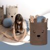 Sipo Kôš na hračky Premium Bouclé so šnúrkou / 43 l, Bear (Brown)
