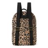 STUDIO NOOS - Cotton Midi BACKPACK - batôžtek s predným vreckom | Brown Leopard