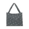 STUDIO NOOS - Denim MOM BAG | Grey Hearts