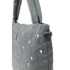 STUDIO NOOS - Denim DIAPER BAG - přebalovací taška | Grey Hearts