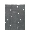 STUDIO NOOS - Denim DIAPER BAG - přebalovací taška | Grey Hearts