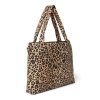 STUDIO NOOS - Cotton DIAPER BAG - prebaľovacia taška | Brown Leopard