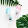 canpol babies lahev se sirokym hrdlem exotic animals 240ml modra