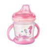 canpol babies nevylevaci hrnicek se silikonovym pitkem lovesea 180ml ruzovy