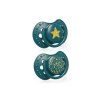 lovi dudlik silikonovy dynamicky stardust 0 3m 2ks zeleny