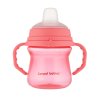 Canpol babies Hrnček so silikónovým náustkom FirstCup 150ml ružový