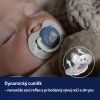 lovi cumlik dynamicky silikonovy nightday 0 6m 2ks dievca