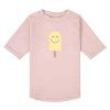 LÄSSIG Short Sleeve Rashguard popsicle pale pink 19-24mo. size 92
