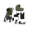 Cybex Balios S LUX, bundle set XL + AMYA 2026, moss green