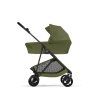 Cybex vanička Melio Cot 2026, moss green