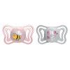 CHICCO Dudlíky Physio Light silikonové růžové 2-6m, 2 ks