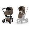 Cybex Priam Comfort 2026, matt black, coconut brown