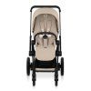 Cybex e-Priam Comfort 2026, matt black, cozy beige