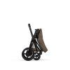Cybex e-Priam Comfort 2026, matt black, coconut brown