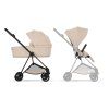 Cybex Mios Comfort 5.0 + vanička, Matt black, cozy beige