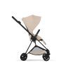 Cybex Mios Comfort 5.0 + vanička, Matt black, cozy beige