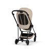 Cybex Mios Comfort 5.0 + vanička, Matt black, cozy beige