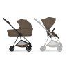Cybex Mios Comfort 5.0 + vanička, Matt black, coconut brown