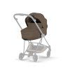 Cybex Mios Comfort 5.0 + vanička, Matt black, coconut brown