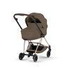 Cybex Mios Comfort 5.0 + vanička, Matt black, coconut brown