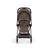 Cybex Mios Comfort 5.0 + vanička, Matt black, coconut brown