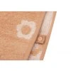 Osuška pončo froté Jacquard Flower