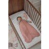 5676 2 zimni muselinovy spaci vak 70cm rose