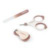 BABYONO Set manikúra pre deti šedá Beige