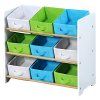 UBKE0414AA organizer na hracky s barevnymi boxy