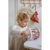 label label ovalna vkladacka tvaru ruzova