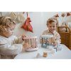 label label ovalna vkladacka tvaru ruzova