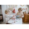 label label ovalna vkladacka tvaru ruzova