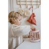 label label ovalna vkladacka tvaru ruzova