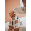 label label drevene kostky domecek nougat