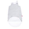 MOTHERHOOD Vak na spanie mušelínový 2v1 Zip a Round Grey Classics 3-18 m 0,5 tog