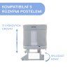 CHICCO Postieľka Next2Me Forever - Moon Grey