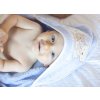INTERBABY | Osuška froté LOVE - MODRÁ