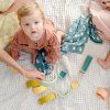ob designs muselinova plenka 120x120 ocean shell print