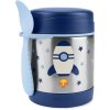 SKIP HOP Spark Style Termoska na jedlo s lyžičkou/vidličkou Raketa 325 ml, 3r+