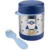 SKIP HOP Spark Style Termoska na jedlo s lyžičkou/vidličkou Raketa 325 ml, 3r+