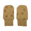 Lodger rukavičky proti poškriabaniu pre bábätká Mittens Print Rib farba:Silt green