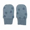Lodger rukavičky proti poškriabaniu pre bábätká Mittens Print Rib farba:Silt green