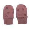 Lodger rukavičky proti poškriabaniu pre bábätká Mittens Print Rib farba:Silt green