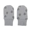 Lodger rukavičky proti poškriabaniu pre bábätká Mittens Print Rib farba:Silt green