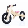 TRYBIKE odrážadlo/trojkolka WOOD 4v1 farba:ružová