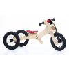 TRYBIKE odrážadlo/trojkolka WOOD 4v1 farba:červená