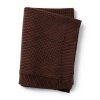 Elodie Details vlnená deka Wool Knitted Blanket TOTÁLNY VÝPREDAJ farba:chocolate