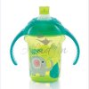 Munchkin - Click Lock nepretekavý obrázkovy hrnček s úškami 237ml  012090 farba:zelená