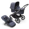 Bugaboo Fox 5 Complete farba:graphite/stormy blue–stormy blue